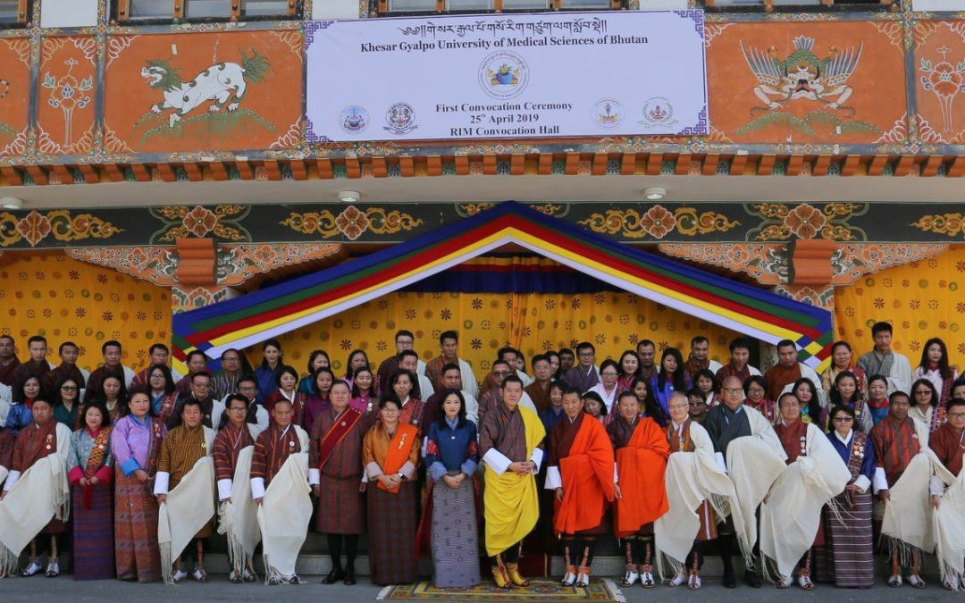 The First Khesar Gyalpo Medical University Convocation ceremony was graced by His Majesty The King and Her Majesty The Gyaltsuen on 25th April 2019.